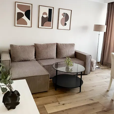 Inside Premium Airport Apartment Warsaw